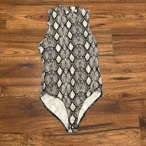 Snakeskin bodysuit